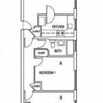 2nd 2 Bedroom Apartment Floorplan
